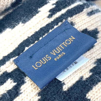 Louis Vuitton Scarf M74049 Wool, Rayon Brown Leopard Leopard Print Snood Lv Rheogram Women