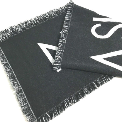 Louis Vuitton Scarf M71580 Wool / Cashmere Black Escharp Team Louis Mens