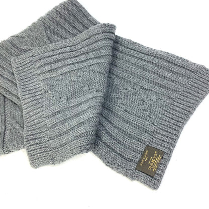Louis Vuitton Scarf M75369 Wool Gray Echarpe Climber V Women