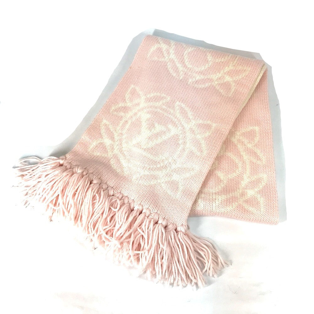 Louis Vuitton Scarf M70819 Wool Pink Echarpe Morning Scarf Women