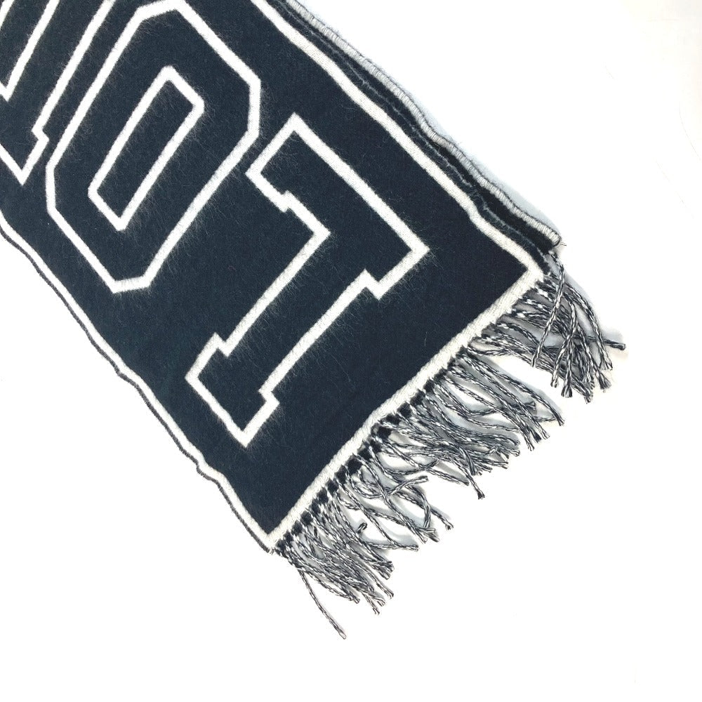 Louis Vuitton Scarf M71317 Wool, Cashmere Black Echarpe City Mens