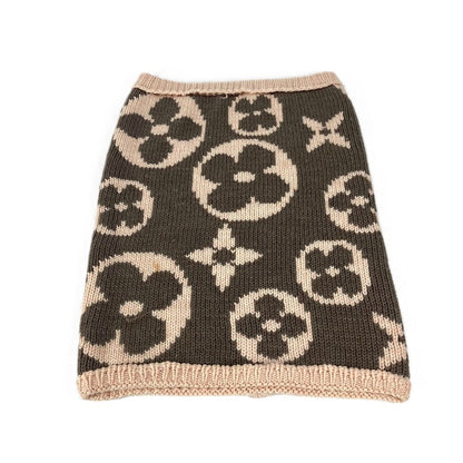 Louis Vuitton Scarf Wool Pink Type Monogrammed Snood Women