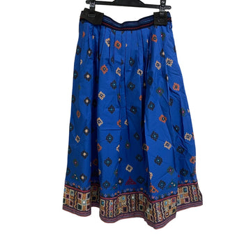 Max Mara Long Skirt 51010681 Cotton Blue Weekend Max Mara Sassari 42