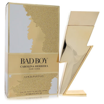 Bad Boy Gold Fantasy Cologne By Carolina Herrera Eau De Toilette Spray