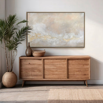 Blush Lucite - Canvas Print By Julia Contacessi
