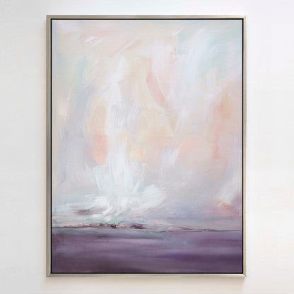 Blush Quiet In The Distance - Canvas Print By