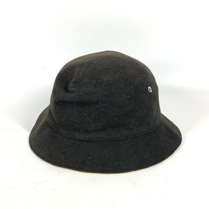 Louis Vuitton Hat M76209 Cotton, Polyester Black Hat Hat Bucket Hat Bob Hat Chapo Monogram Denim 60