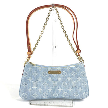 Louis Vuitton Shoulder Bag M83532 Monogram Denim Blue Monogram Denim Pochette Live Women
