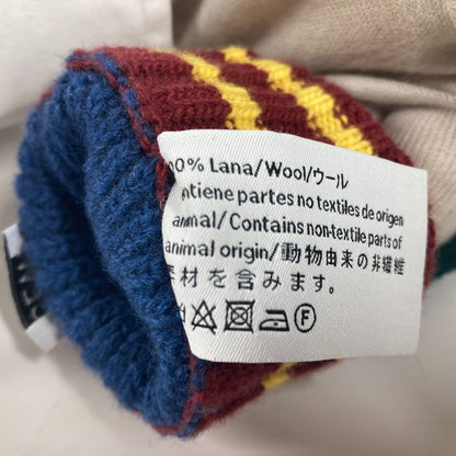 Loewe Gloves Wool Blue Accessories Anagram Logo