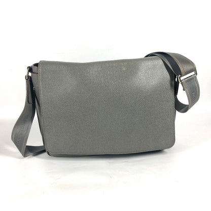 Louis Vuitton Shoulder Bag M32623 Taiga Leather Gray Taiga Roman Mm Mens
