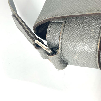Louis Vuitton Shoulder Bag M32623 Taiga Leather Gray Taiga Roman Mm Mens