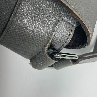 Louis Vuitton Shoulder Bag M32623 Taiga Leather Gray Taiga Roman Mm Mens
