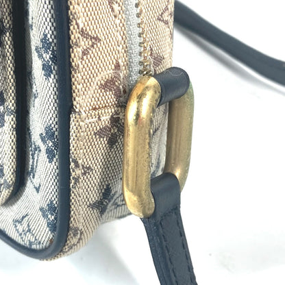 Louis Vuitton Shoulder Bag N41127 Damier Jean Canvas Navy Damier Jean Petite Message Mens
