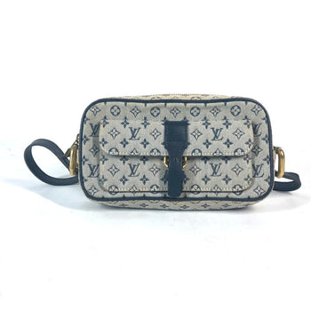 Louis Vuitton Shoulder Bag N41127 Damier Jean Canvas Navy Damier Jean Petite Message Mens