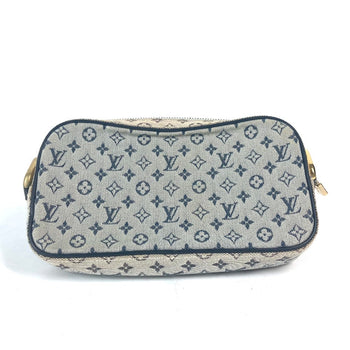Louis Vuitton Shoulder Bag N41127 Damier Jean Canvas Navy Damier Jean Petite Message Mens