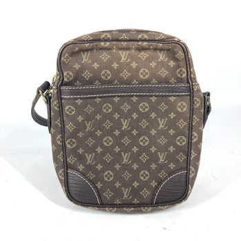 Louis Vuitton Shoulder Bag M95228 Monogram Mini-Lincanvas Brown Monogram Mini Run Danube