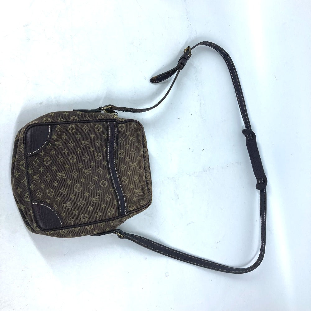Louis Vuitton Shoulder Bag M95228 Monogram Mini-Lincanvas Brown Monogram Mini Run Danube
