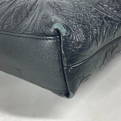 Versace Handbag Leather Black Logo Medusa Unisex(Unisex)