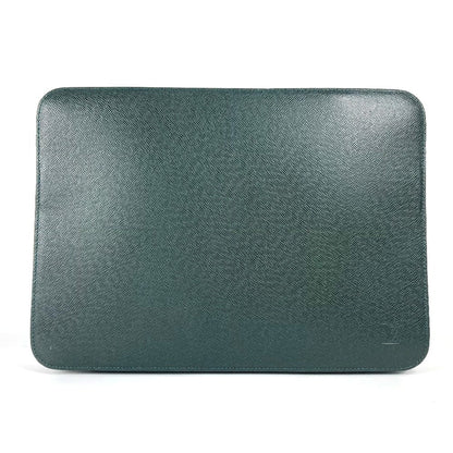 Louis Vuitton Business Bag M30064 Taiga Leather Green Taiga Baltic Mens