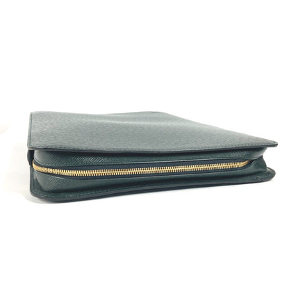Louis Vuitton Business Bag M30064 Taiga Leather Green Taiga Baltic Mens