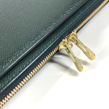 Louis Vuitton Business Bag M30064 Taiga Leather Green Taiga Baltic Mens