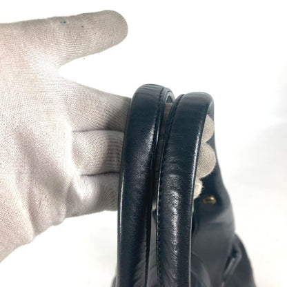 Bvlgari Shoulder Bag Leather Black Bvlgari Bvlgari Logo Chandra Women