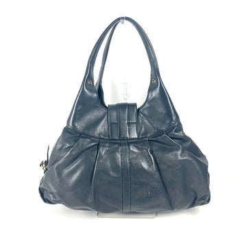 Bvlgari Shoulder Bag Leather Black Bvlgari Bvlgari Logo Chandra Women