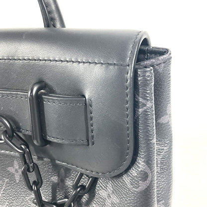 Louis Vuitton Handbag M46953 Monogram Eclipse Canvas Black Monogram Eclipse Steamer Pm