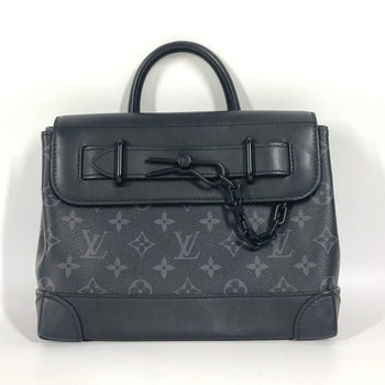 Louis Vuitton Handbag M46953 Monogram Eclipse Canvas Black Monogram Eclipse Steamer Pm