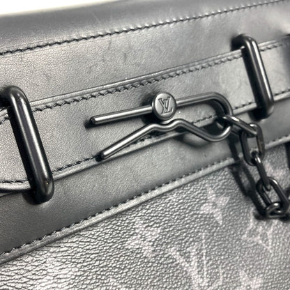 Louis Vuitton Handbag M46953 Monogram Eclipse Canvas Black Monogram Eclipse Steamer Pm