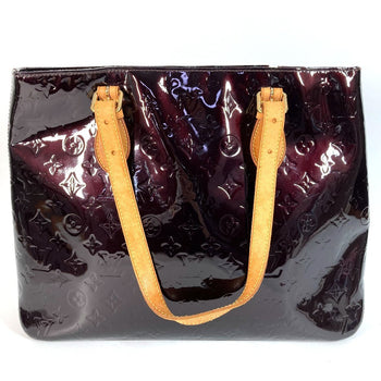 Louis Vuitton Shoulder Bag M91994 Monogram Vernis Canvas Purple Monogram Vernis Brentwood Women