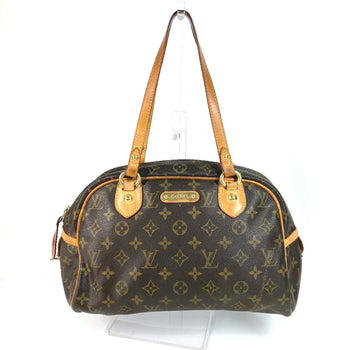 Louis Vuitton Shoulder Bag M95565 Monogram Canvas Brown Monogram Montorgueil Pm