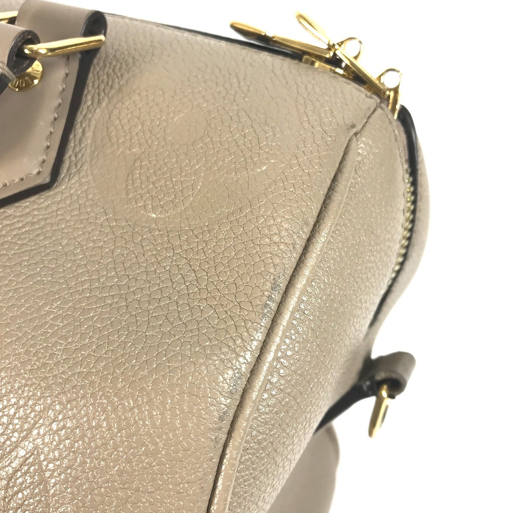 Louis Vuitton Handbag M59273 Calf Leather Beige Monogram Ann Platt Speedy Bandouliere 25