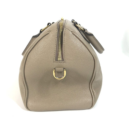 Louis Vuitton Handbag M59273 Calf Leather Beige Monogram Ann Platt Speedy Bandouliere 25