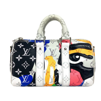 Louis Vuitton Shoulder Bag M46701 Monogram Canvas, Leather Multicolor Monogram Lv Portrait Keepall