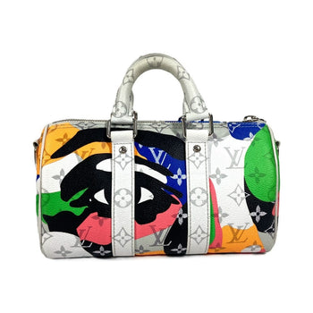 Louis Vuitton Shoulder Bag M46701 Monogram Canvas, Leather Multicolor Monogram Lv Portrait Keepall