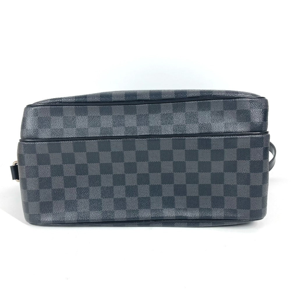 Louis Vuitton Shoulder Bag N45252 Damier Grafitto Canvas Black Damier Grafitte Io Unisex(Unisex)