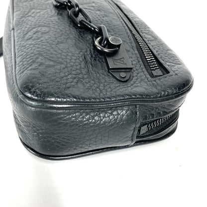 Louis Vuitton Clutch Bag M55703 Taurillon Clemence Leather Black Monogram Taurillon Clemence Chain