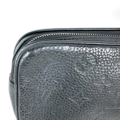 Louis Vuitton Clutch Bag M55703 Taurillon Clemence Leather Black Monogram Taurillon Clemence Chain