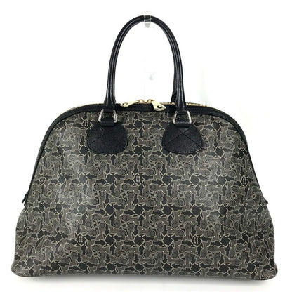 Celine Handbag Pvc / Leather Black Sulky Logo Women