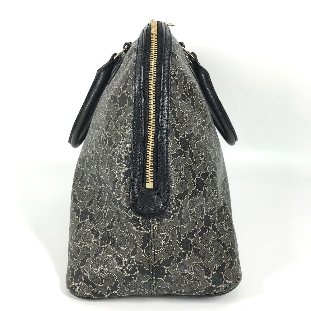 Celine Handbag Pvc / Leather Black Sulky Logo Women