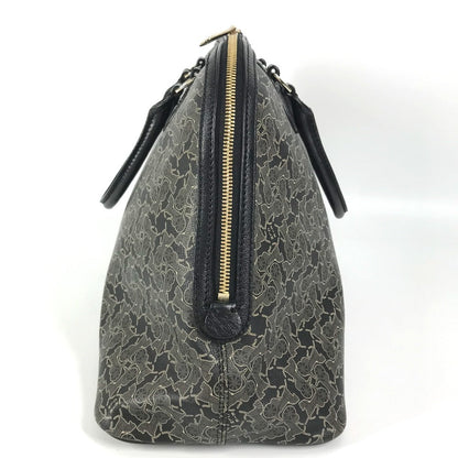 Celine Handbag Pvc / Leather Black Sulky Logo Women