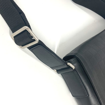Louis Vuitton Shoulder Bag N41033 Damier Anfini Leather Black Damier Anfini District Pm