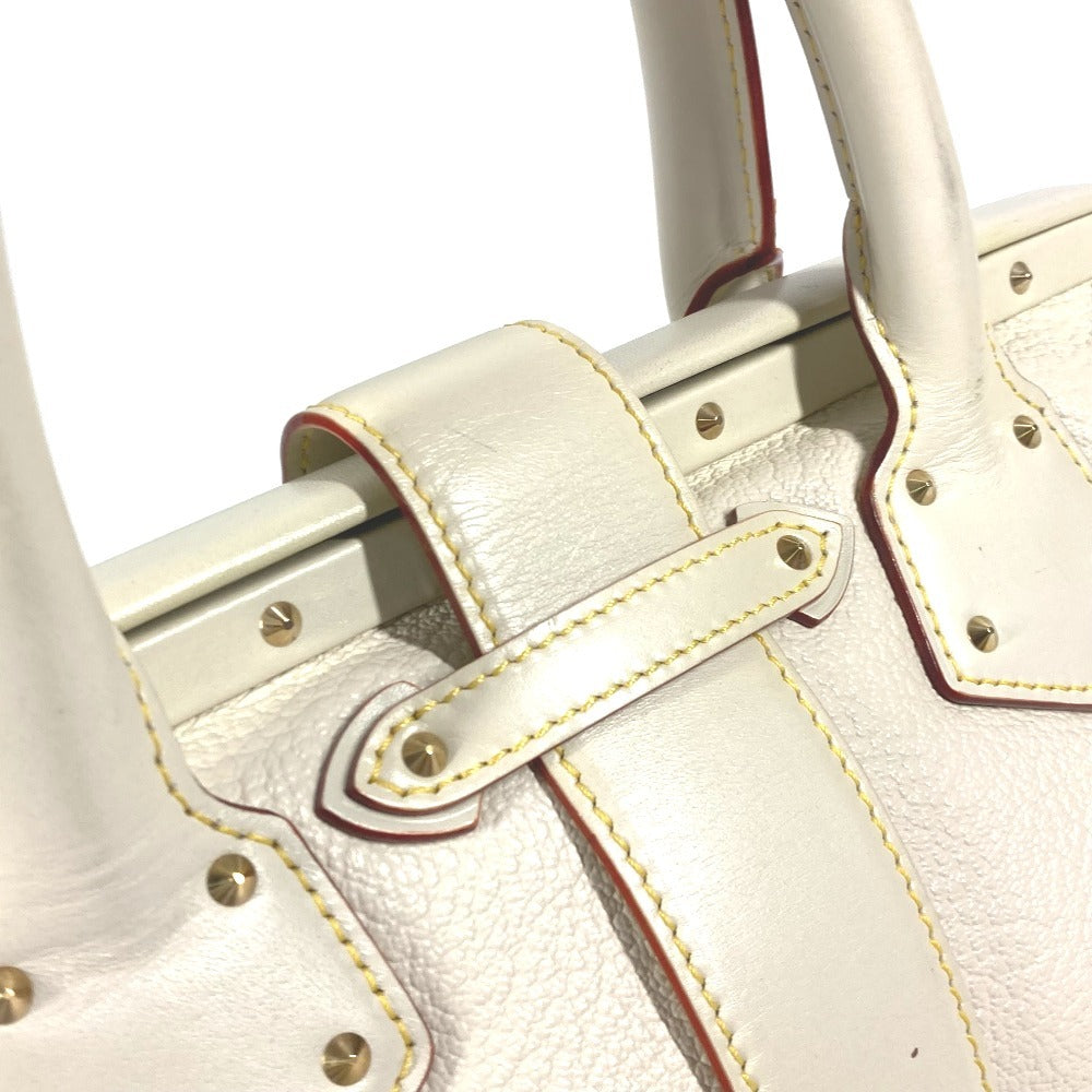 Louis Vuitton Handbag M91811 Suhari Leather White Suhari Angnieux Pm