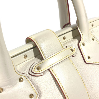 Louis Vuitton Handbag M91811 Suhari Leather White Suhari Angnieux Pm