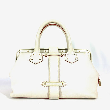 Louis Vuitton Handbag M91811 Suhari Leather White Suhari Angnieux Pm