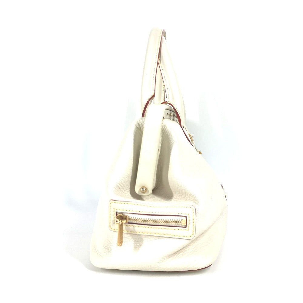 Louis Vuitton Handbag M91811 Suhari Leather White Suhari Angnieux Pm
