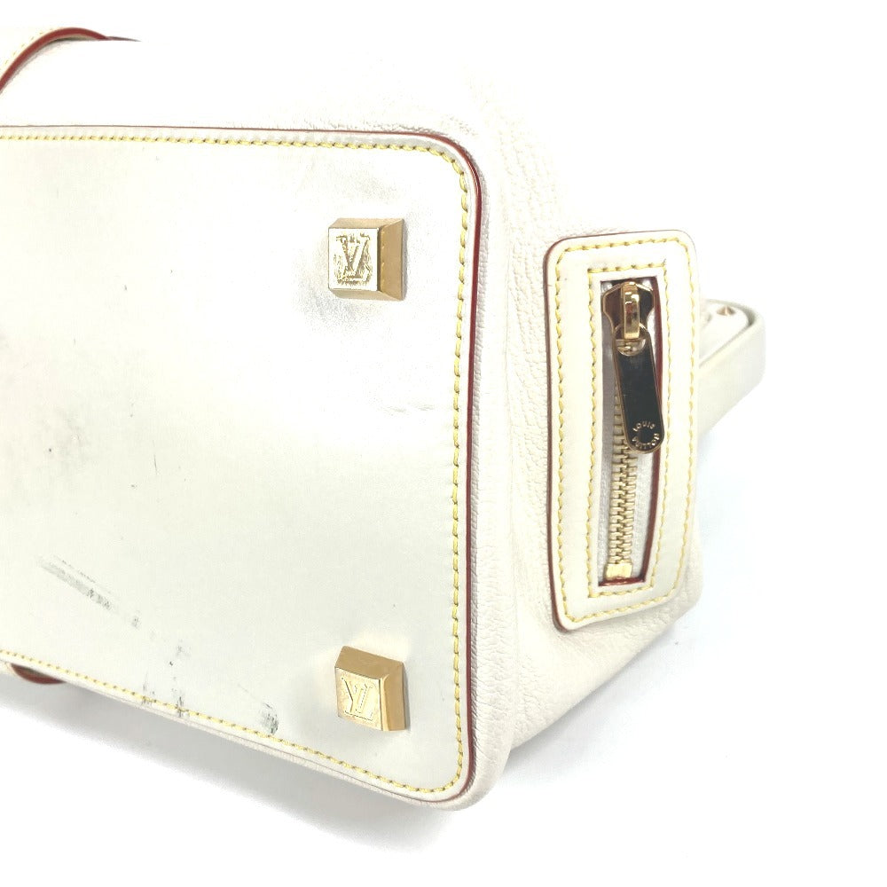 Louis Vuitton Handbag M91811 Suhari Leather White Suhari Angnieux Pm