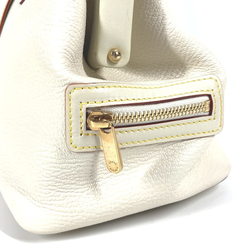 Louis Vuitton Handbag M91811 Suhari Leather White Suhari Angnieux Pm