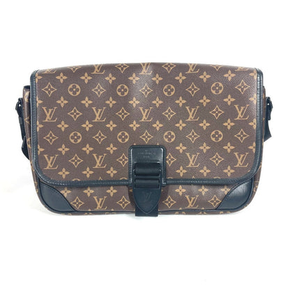 Louis Vuitton Shoulder Bag M46328 Monogram Macacer Canvas Brown Monogram Macacer Arch Messenger